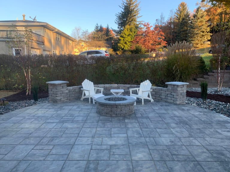 Stamped Concrete Outdoor Patio Star View Designs Morgantown WVU